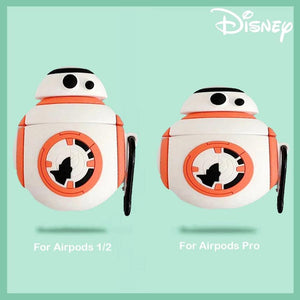 Disney Star Wars Airpods Pro Airpods 2 Case 3D Silicone Baby Yoda Anime Cartoon Protective Case for Apple Earphones - ALL GIFTS FACTORY