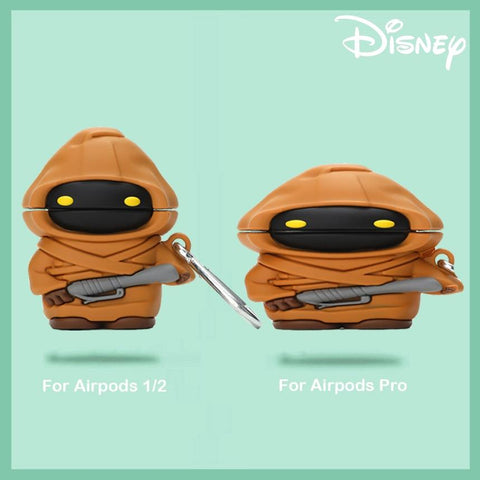 Image of Disney Star Wars Airpods Pro Airpods 2 Case 3D Silicone Baby Yoda Anime Cartoon Protective Case for Apple Earphones - ALL GIFTS FACTORY