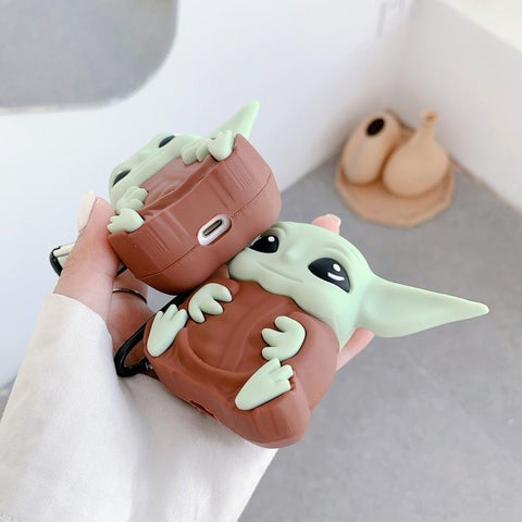 Image of Disney Star Wars Airpods Pro Airpods 2 Case 3D Silicone Baby Yoda Anime Cartoon Protective Case for Apple Earphones - ALL GIFTS FACTORY