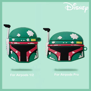 Disney Star Wars Airpods Pro Airpods 2 Case 3D Silicone Baby Yoda Anime Cartoon Protective Case for Apple Earphones - ALL GIFTS FACTORY