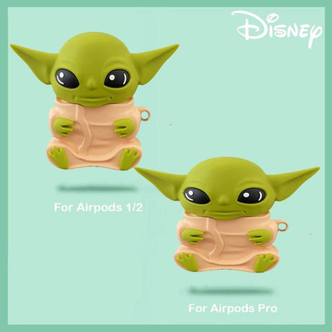 Image of Disney Star Wars Airpods Pro Airpods 2 Case 3D Silicone Baby Yoda Anime Cartoon Protective Case for Apple Earphones - ALL GIFTS FACTORY