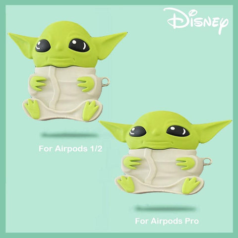 Image of Disney Star Wars Airpods Pro Airpods 2 Case 3D Silicone Baby Yoda Anime Cartoon Protective Case for Apple Earphones - ALL GIFTS FACTORY