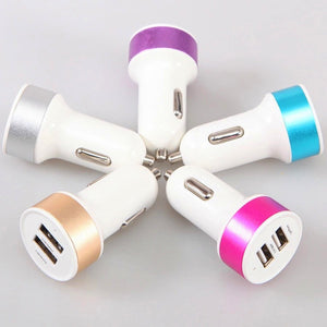 Dual USB port Car Charger - ALL GIFTS FACTORY