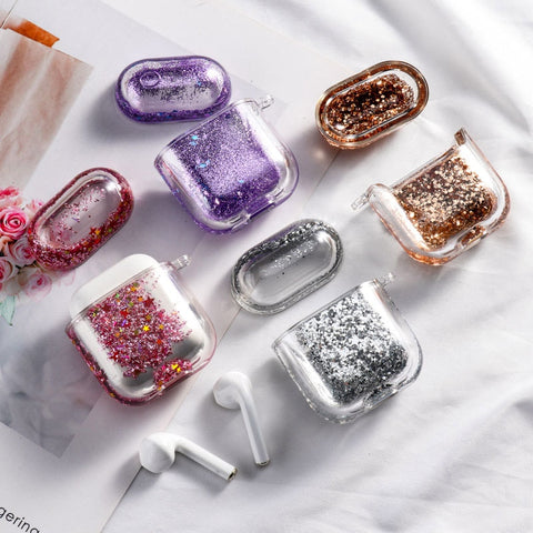 Image of Dynamic Liquid Case For AirPods Cases Glitter Liquid Cover For AirPod 2 Covers Protector For Air Pods Pro Bumper Hard Coque Etui - ALL GIFTS FACTORY