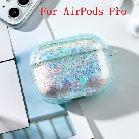 Image of Dynamic Liquid Case For AirPods Cases Glitter Liquid Cover For AirPod 2 Covers Protector For Air Pods Pro Bumper Hard Coque Etui - ALL GIFTS FACTORY