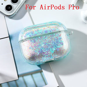 Dynamic Liquid Case For AirPods Cases Glitter Liquid Cover For AirPod 2 Covers Protector For Air Pods Pro Bumper Hard Coque Etui - ALL GIFTS FACTORY