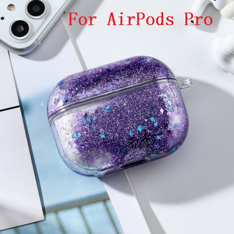 Image of Dynamic Liquid Case For AirPods Cases Glitter Liquid Cover For AirPod 2 Covers Protector For Air Pods Pro Bumper Hard Coque Etui - ALL GIFTS FACTORY