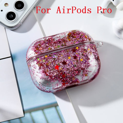 Image of Dynamic Liquid Case For AirPods Cases Glitter Liquid Cover For AirPod 2 Covers Protector For Air Pods Pro Bumper Hard Coque Etui - ALL GIFTS FACTORY