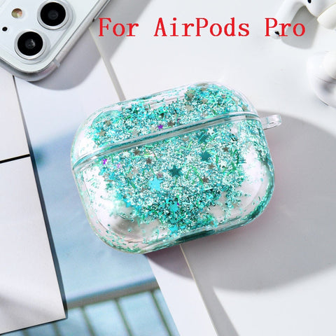 Image of Dynamic Liquid Case For AirPods Cases Glitter Liquid Cover For AirPod 2 Covers Protector For Air Pods Pro Bumper Hard Coque Etui - ALL GIFTS FACTORY