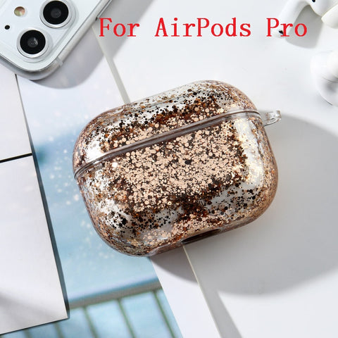 Image of Dynamic Liquid Case For AirPods Cases Glitter Liquid Cover For AirPod 2 Covers Protector For Air Pods Pro Bumper Hard Coque Etui - ALL GIFTS FACTORY