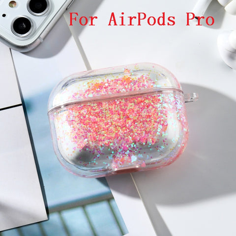 Image of Dynamic Liquid Case For AirPods Cases Glitter Liquid Cover For AirPod 2 Covers Protector For Air Pods Pro Bumper Hard Coque Etui - ALL GIFTS FACTORY