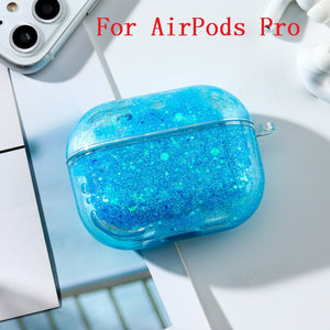 Dynamic Liquid Case For AirPods Cases Glitter Liquid Cover For AirPod 2 Covers Protector For Air Pods Pro Bumper Hard Coque Etui - ALL GIFTS FACTORY
