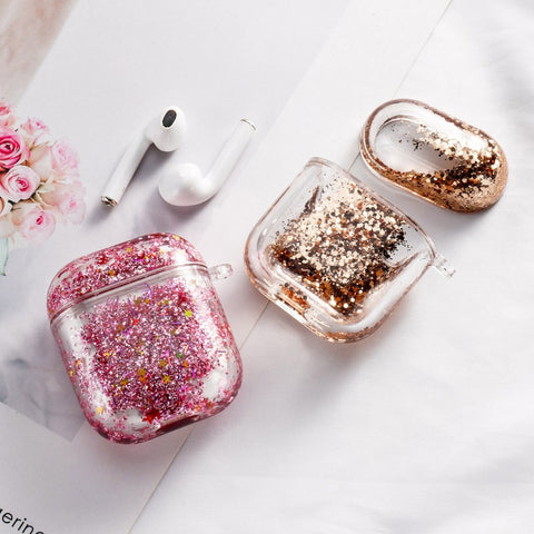 Image of Dynamic Liquid Case For AirPods Cases Glitter Liquid Cover For AirPod 2 Covers Protector For Air Pods Pro Bumper Hard Coque Etui - ALL GIFTS FACTORY