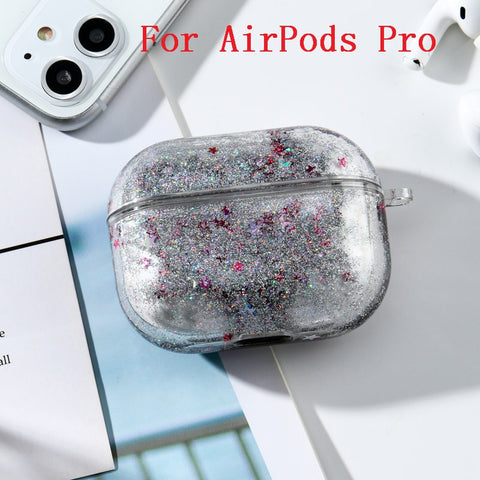 Image of Dynamic Liquid Case For AirPods Cases Glitter Liquid Cover For AirPod 2 Covers Protector For Air Pods Pro Bumper Hard Coque Etui - ALL GIFTS FACTORY