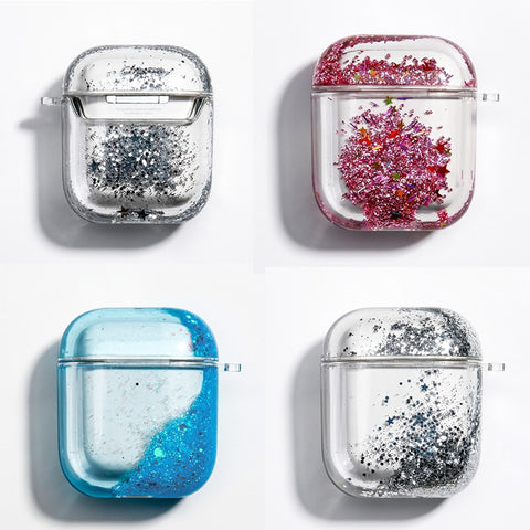 Image of Dynamic Liquid Case For AirPods Cases Glitter Liquid Cover For AirPod 2 Covers Protector For Air Pods Pro Bumper Hard Coque Etui - ALL GIFTS FACTORY
