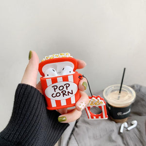 French fries Hamburg Chicken nuggets Apple pie Family bucket case for AirPods 1 2 - ALL GIFTS FACTORY