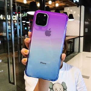 Gradient Anti-Fall Phone Case for iPhone - ALL GIFTS FACTORY