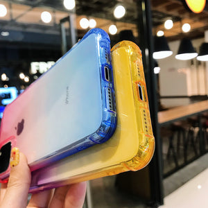 Gradient Anti-Fall Phone Case for iPhone - ALL GIFTS FACTORY