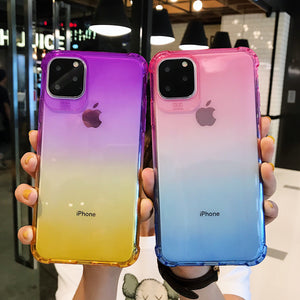 Gradient Anti-Fall Phone Case for iPhone - ALL GIFTS FACTORY