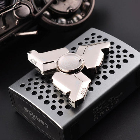 Image of Hand Spinner Luminous Light New Mute Bearing R188 Gift Box Fidget Alloy Metal Relief Stress Toy Senior Gyro Silent for Kids Xmas