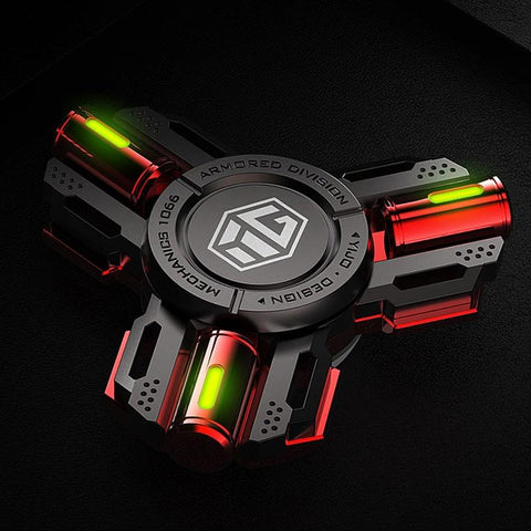 Image of Hand Spinner Luminous Light New Mute Bearing R188 Gift Box Fidget Alloy Metal Relief Stress Toy Senior Gyro Silent for Kids Xmas