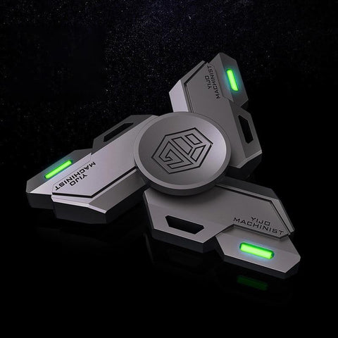 Image of Hand Spinner Luminous Light New Mute Bearing R188 Gift Box Fidget Alloy Metal Relief Stress Toy Senior Gyro Silent for Kids Xmas