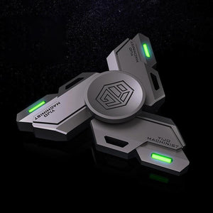 Hand Spinner Luminous Light New Mute Bearing R188 Gift Box Fidget Alloy Metal Relief Stress Toy Senior Gyro Silent for Kids Xmas