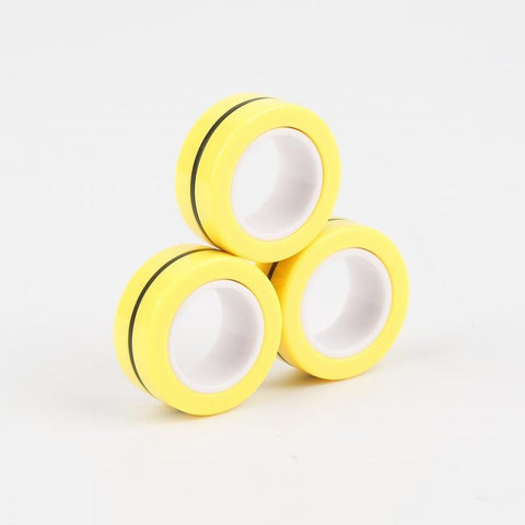 Image of Magnetic Rings Fun Spin Toy - ALL GIFTS FACTORY