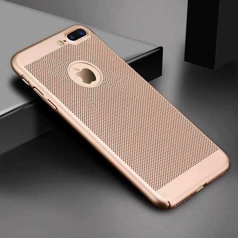 Image of Hollow Heat Dissipation Hard PC Case Cover for iPhone - ALL GIFTS FACTORY