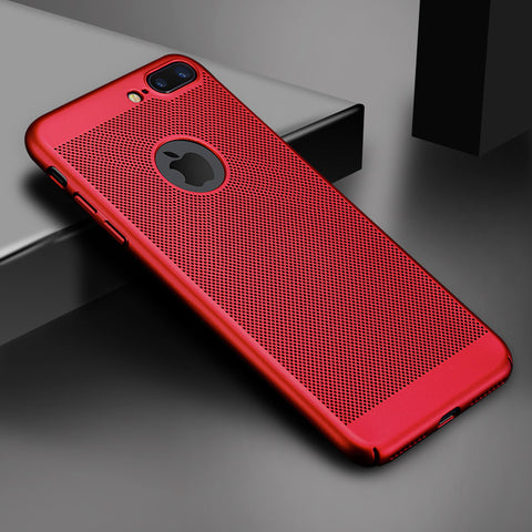 Image of Hollow Heat Dissipation Hard PC Case Cover for iPhone - ALL GIFTS FACTORY