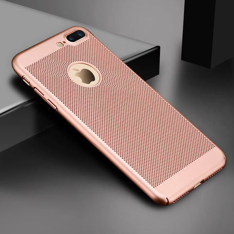 Image of Hollow Heat Dissipation Hard PC Case Cover for iPhone - ALL GIFTS FACTORY