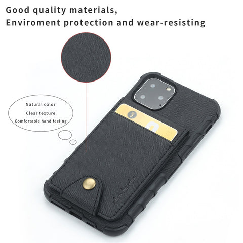 Image of Linen Cloth Shockproof iPhone Case Cover - ALL GIFTS FACTORY