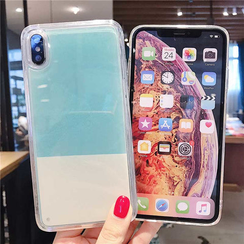 Image of Luminous liquid quicksand phone case - ALL GIFTS FACTORY