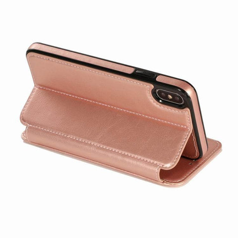 Image of Magnetic suction leather phone case - ALL GIFTS FACTORY