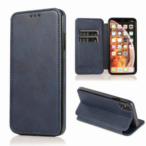 Magnetic suction leather phone case - ALL GIFTS FACTORY