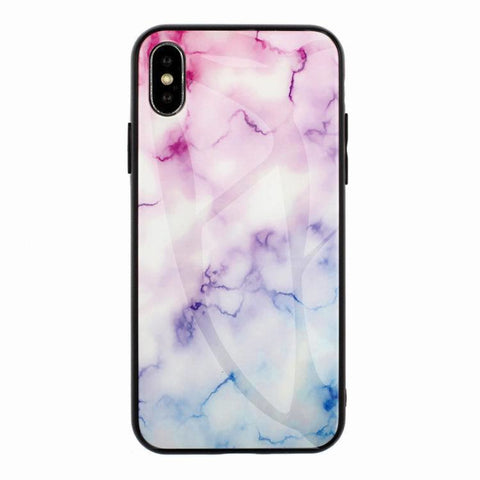 Image of Marble Hard Tempered Glass phone case - ALL GIFTS FACTORY