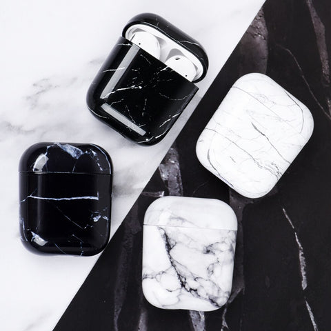 Image of Marble Pattern Cases For Original Apple Airpods 1 2 - ALL GIFTS FACTORY