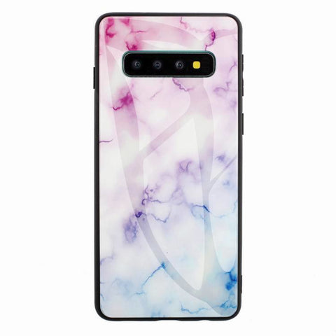 Image of Marble glass shatterproof phone case for Samsung - ALL GIFTS FACTORY