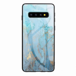 Marble glass shatterproof phone case for Samsung - ALL GIFTS FACTORY