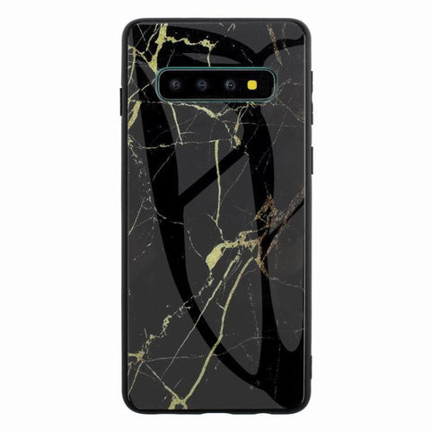 Image of Marble glass shatterproof phone case for Samsung - ALL GIFTS FACTORY