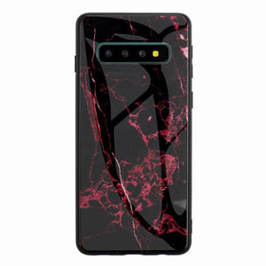 Marble glass shatterproof phone case for Samsung - ALL GIFTS FACTORY