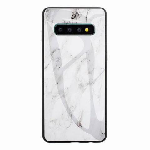 Image of Marble glass shatterproof phone case for Samsung - ALL GIFTS FACTORY