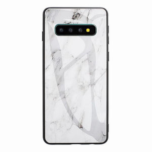 Marble glass shatterproof phone case for Samsung - ALL GIFTS FACTORY