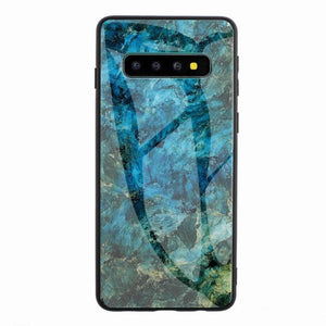 Marble glass shatterproof phone case for Samsung - ALL GIFTS FACTORY