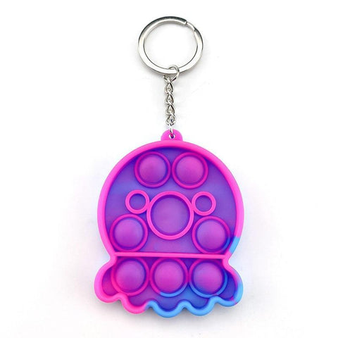 Image of Mini Push Pops Bubble Sensory Toy Keychain