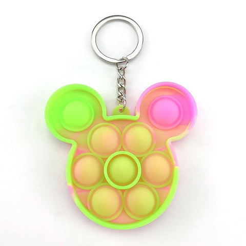 Image of Mini Push Pops Bubble Sensory Toy Keychain