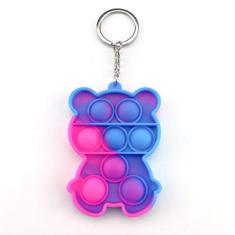 Image of Mini Push Pops Bubble Sensory Toy Keychain