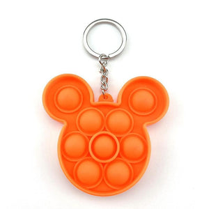 Mini Push Pops Bubble Sensory Toy Keychain