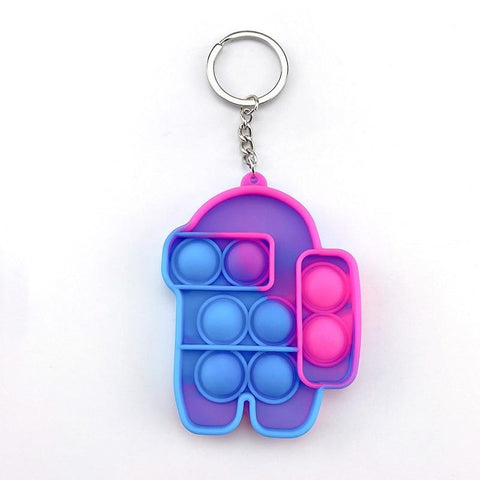 Image of Mini Push Pops Bubble Sensory Toy Keychain