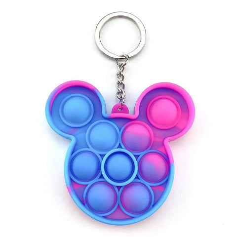 Image of Mini Push Pops Bubble Sensory Toy Keychain